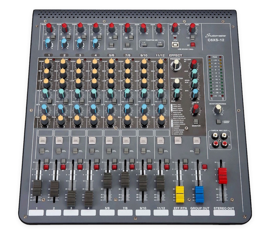 Studiomaster C6XS-12 mixing colsole