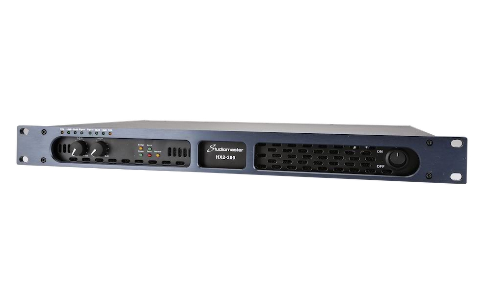Studiomaster HX2 series power amplifier right side view