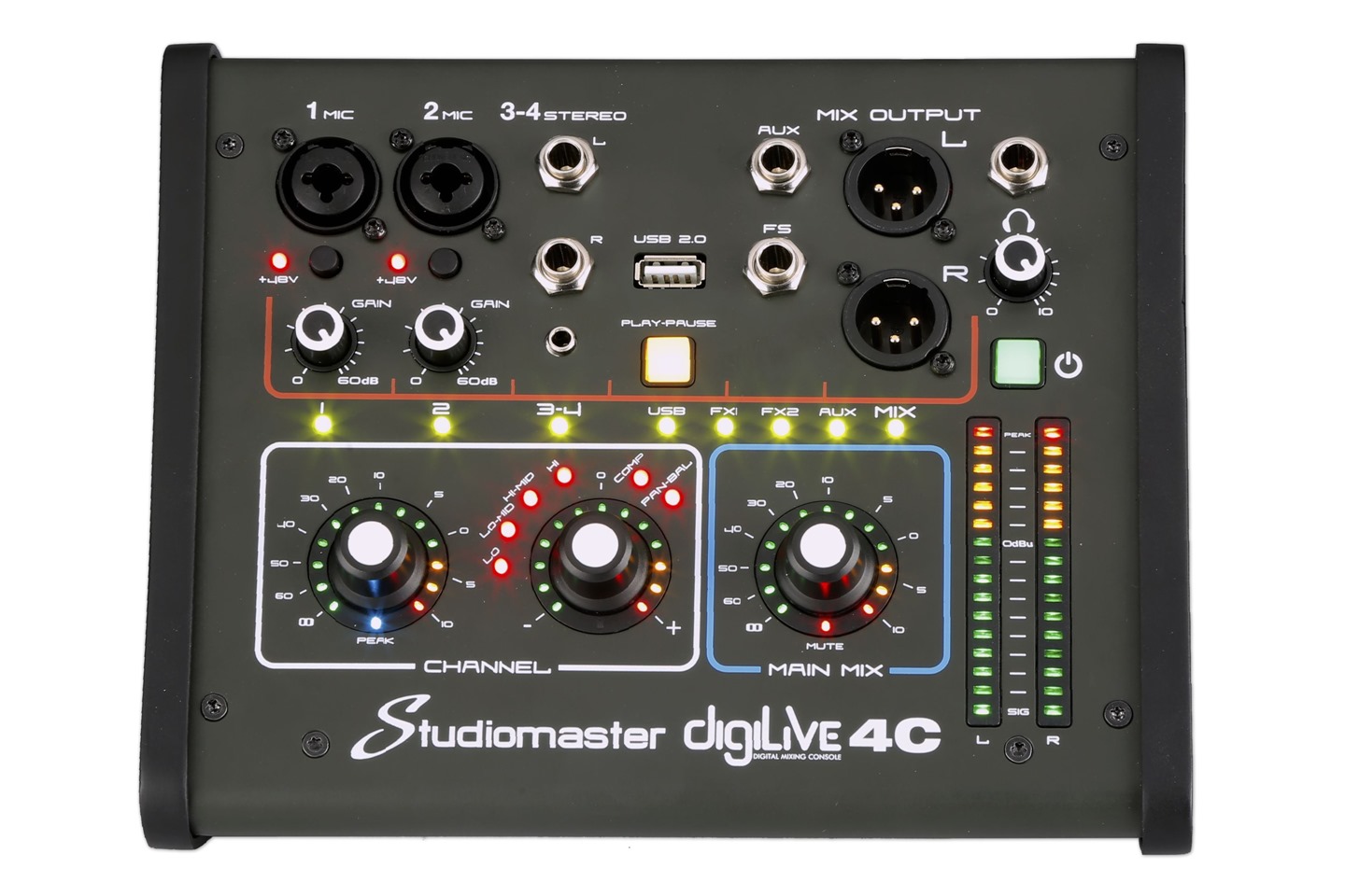 Studiomaster Digilive 4C front